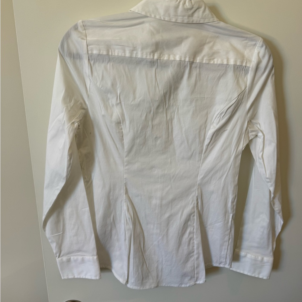 Express Essential White Button Down Shirt - image 4